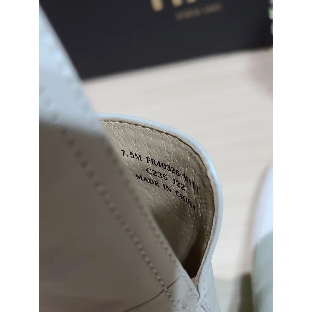 Frye Claire Venetian White Loafers - US Women's 7.5 NEW